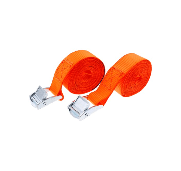 Tie-down strap set for securing the Stortslurf® debris chute