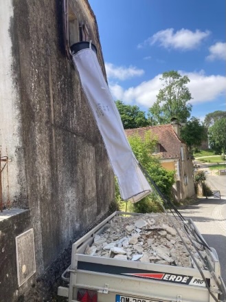 Buy a flexible debris chute