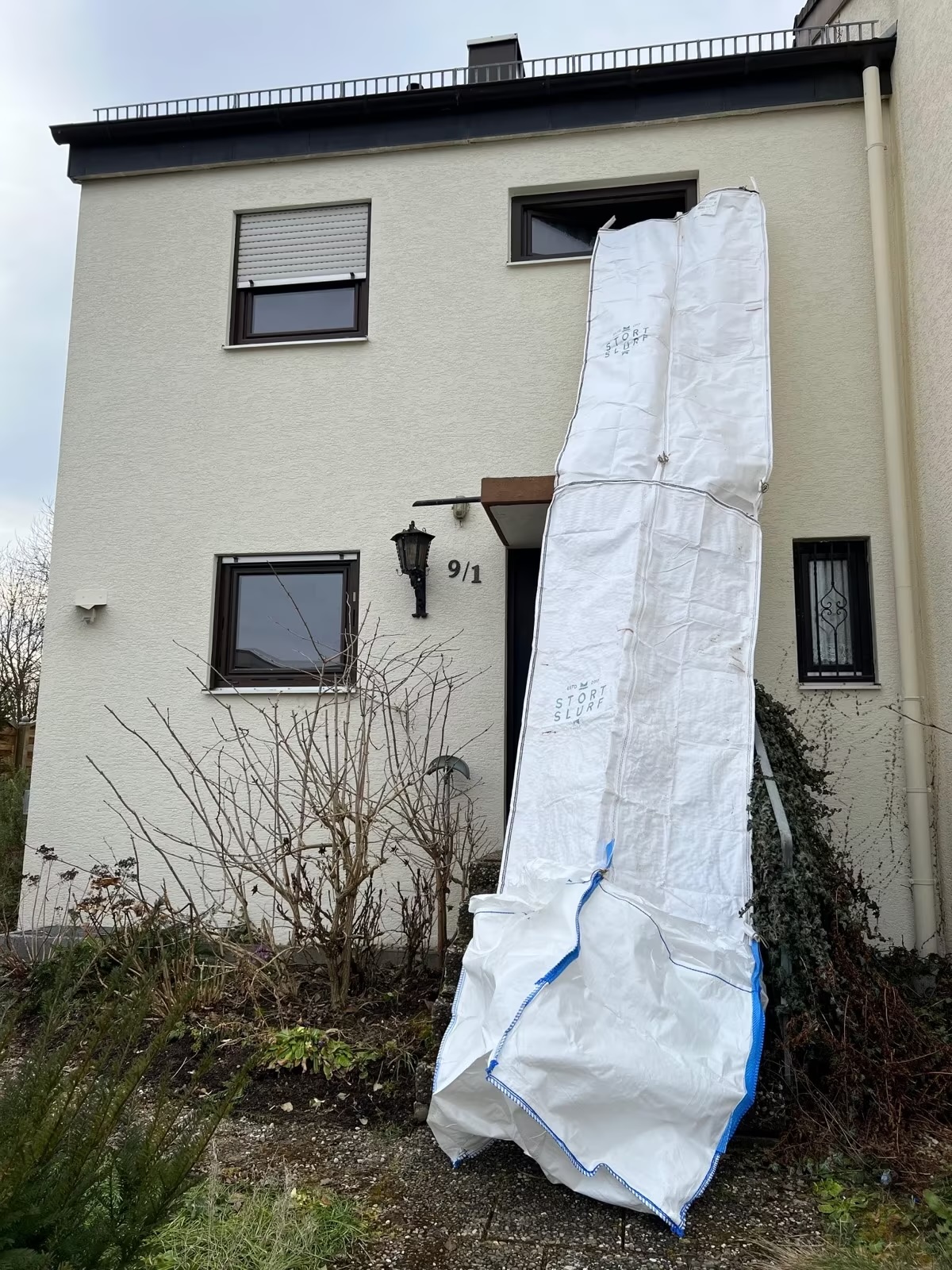 Stortslurf® debris chute XL Ø80 cm in use in Germany
