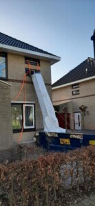 Stortslurf flexible rubbish chute in use — product photo 14