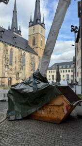 Stortslurf flexible rubbish chute in use — product photo 19
